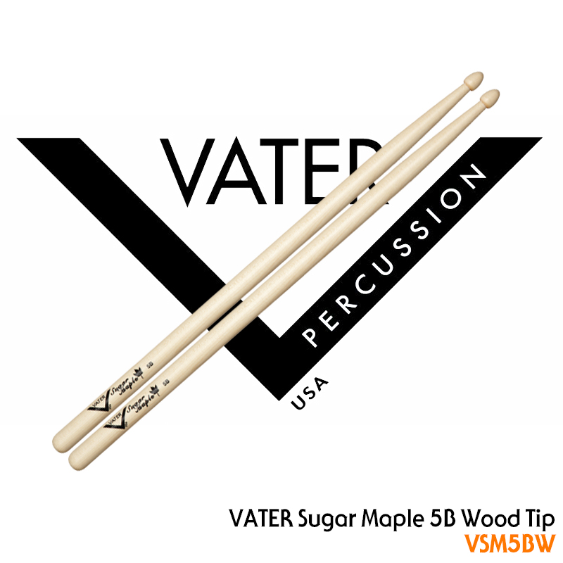 [★드럼채널★] Vater Sugar Maple 5B Wood Tip / VSM5BW /슈가메이플